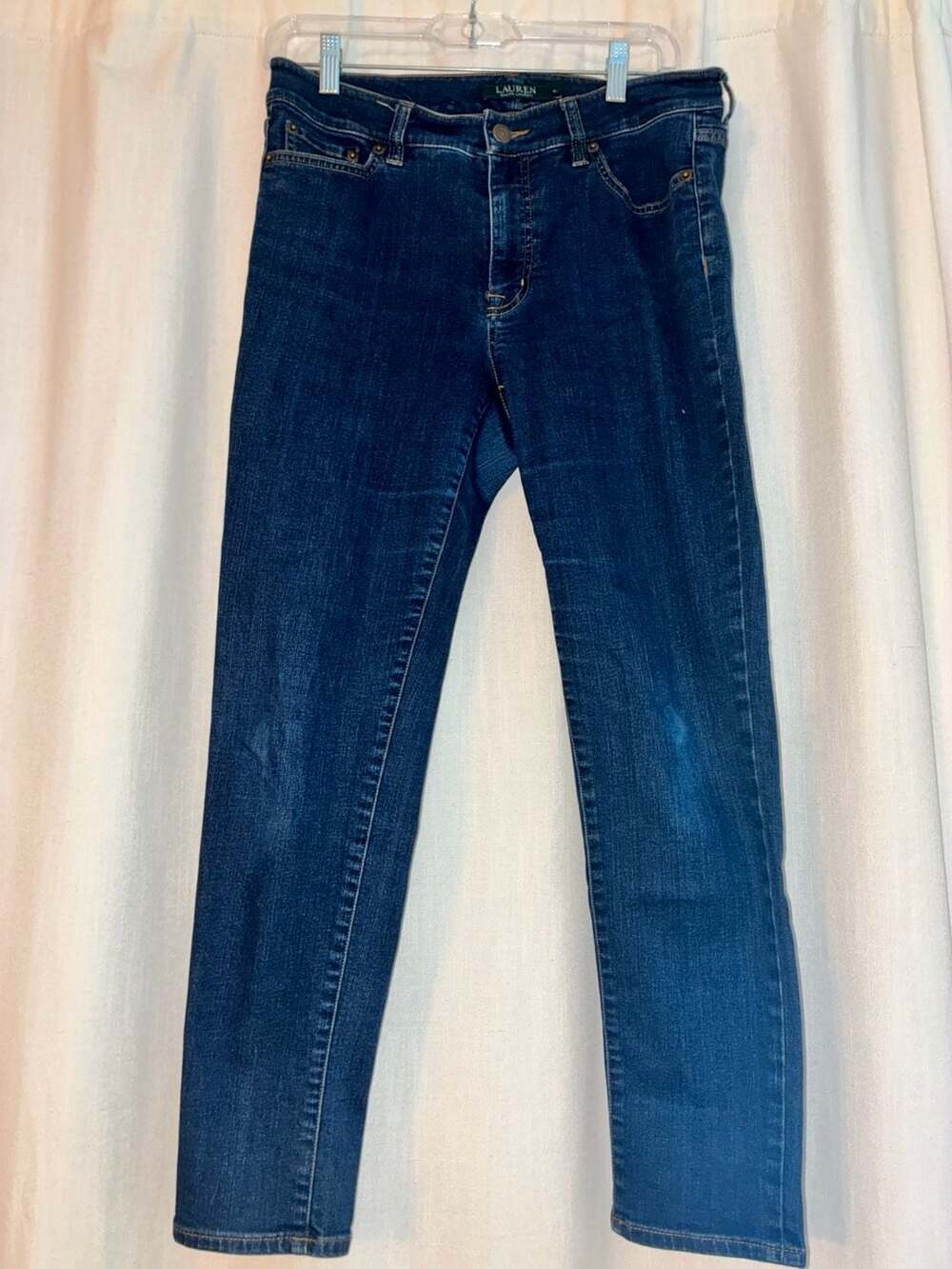 Lauren Ralph Lauren Women's Dark Wash Skinny Jeans Size 6